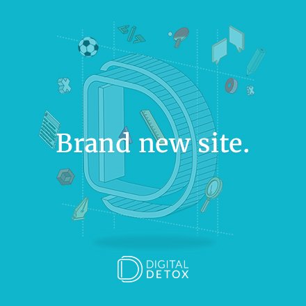 We’re thrilled to announce the launch of our brand new website. Take a look at digital-detox.co.uk
#FreshNewStart