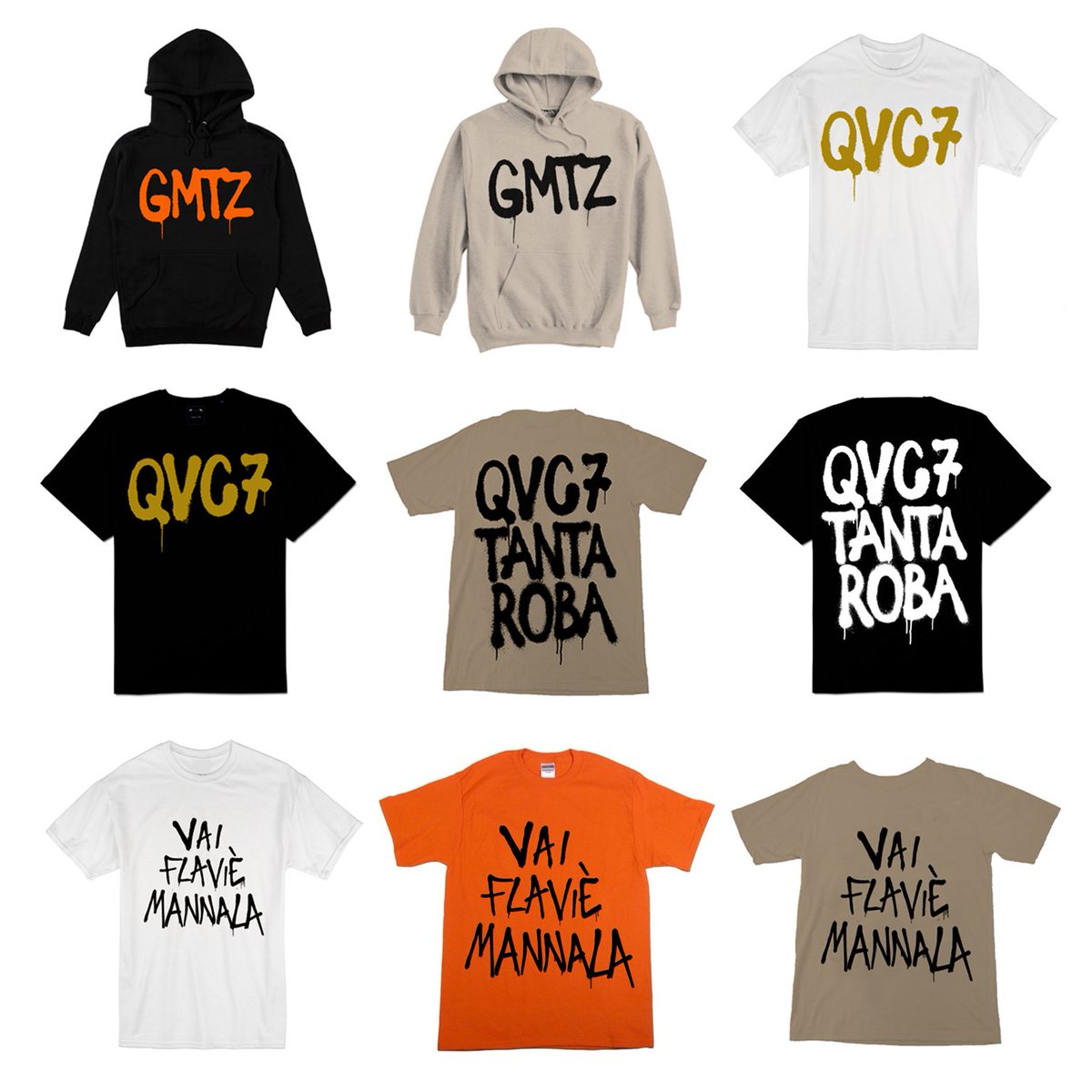 TantaRobaLabel's tweet photo. Fuori ORA il merch ufficiale #QVC7 di @TheTrueGemitaiz 🚀
Solo su: https://t.co/VazBxg8Lo2 https://t.co/lHQccrNpDb