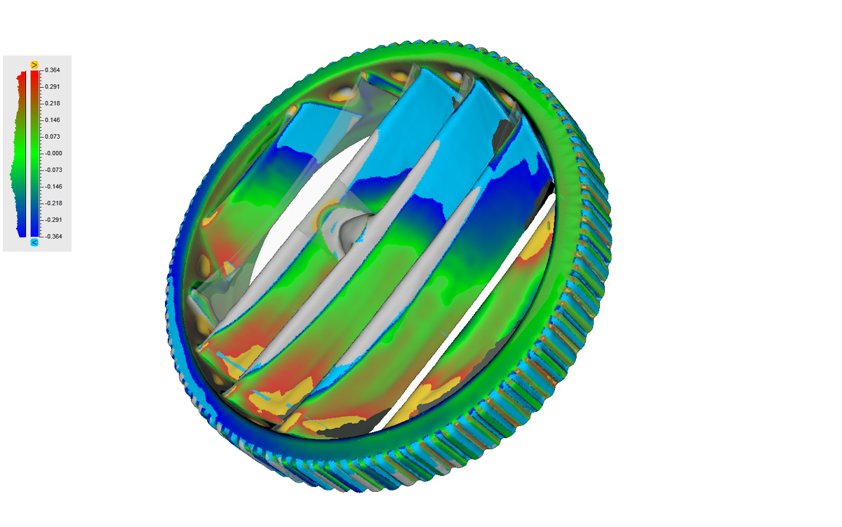 3denterprise's tweet image. Delivered , #3dscanned , #reverseengineered , cad model compared to #3Dcsan and #3dprinted. Whole process in one place.
