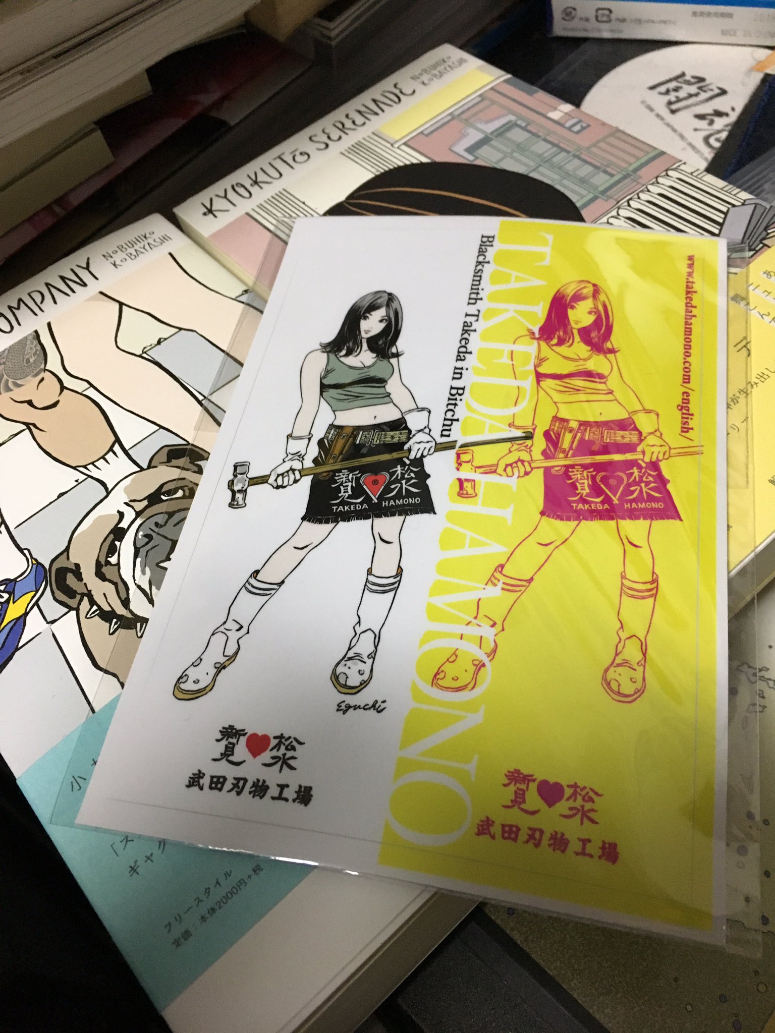 江口寿史x武田刃物工場ポスター