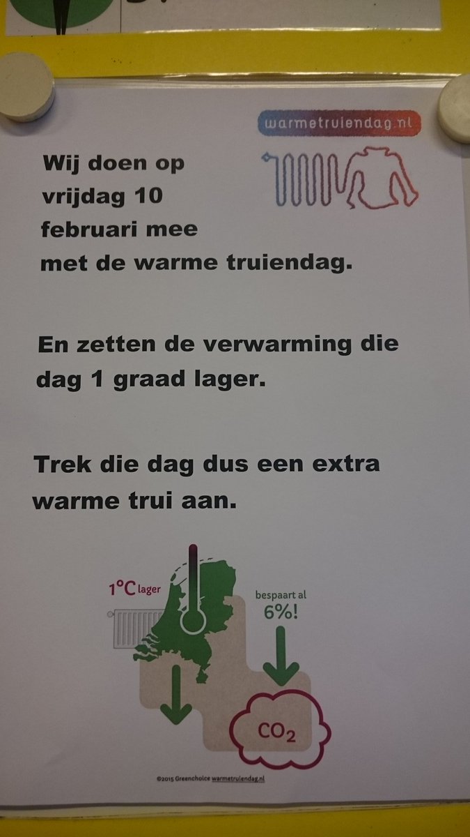 #warmetruiendag