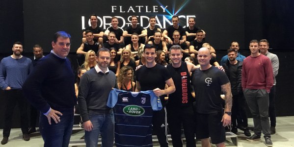 Cardiff Blues visit Lord of the Dance tinyurl.com/hekhabu