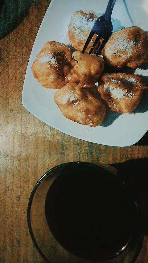 Night and coffee, 🍃