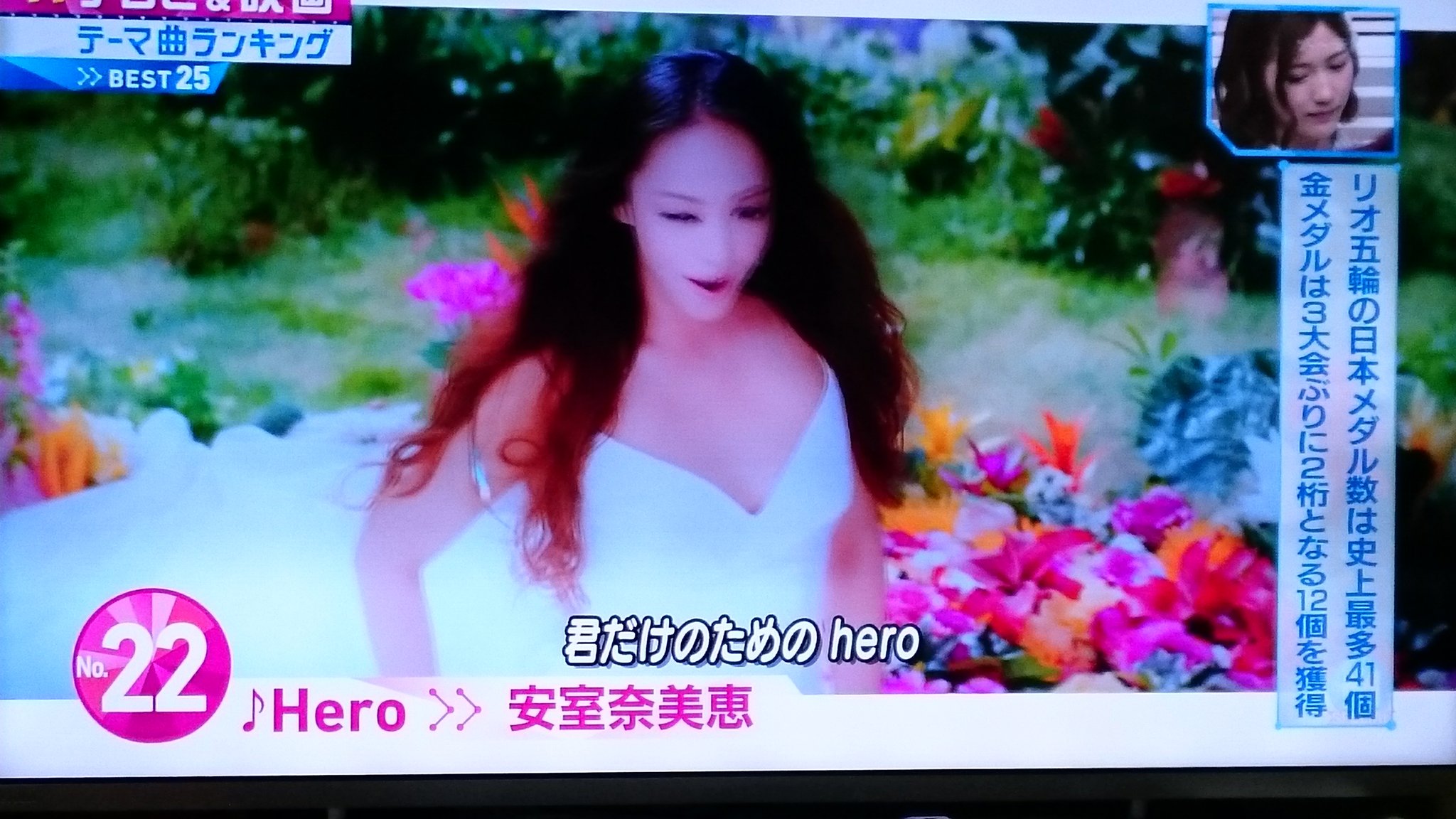 祐 テーマ曲ランキング 22位安室奈美恵 Hero リオ五輪nhkテーマソング 23位mr Children Sign ドラマ オレンジデイズ 主題歌 24位ザ ナック マイ シャローナ アメトーーク 主題歌 25位福山雅治 虹 ドラマ Water Boys 主題歌 Mステ T Co