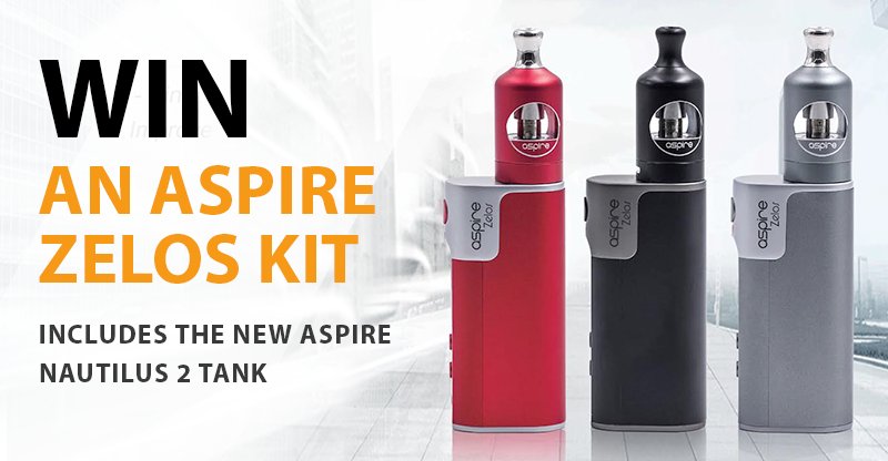 Aspire_UK_Ecig's tweet image. WIN AN ASPIRE ZELOS KIT!
Retweet and like this tweet, then follow us to enter. Good luck!
Full t&amp;amp;c here - bit.ly/2injCey #ASPIREUK