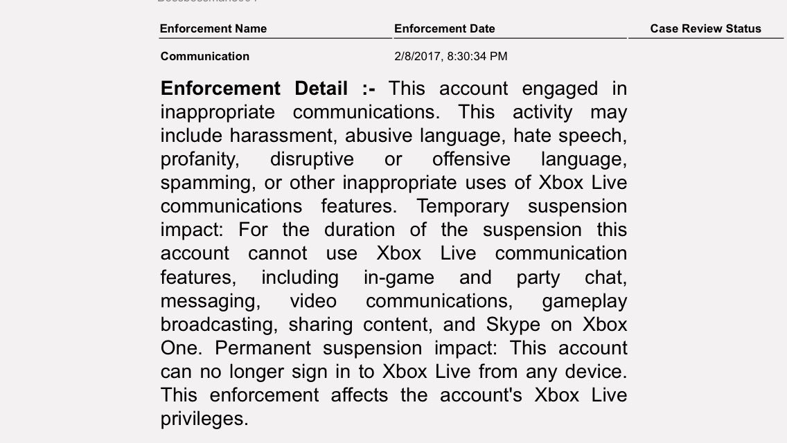 EmptyJae's tweet photo. @XboxSupport can you guy read this and tell me if I am suspended for life or just a day it ended already but I still can't talk plz help me https://t.co/aO0POvI9Nd