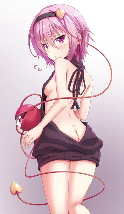 例のセーターをさとり様に着てもらいたかったの。。時間空いたけどまだ流行ってるはず。。!! 