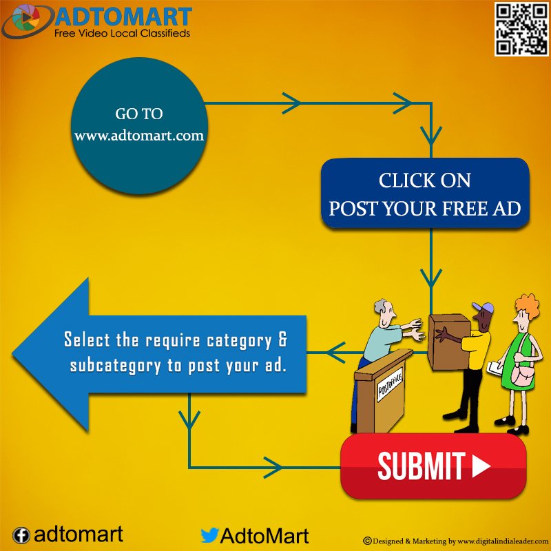 AdtoMart's tweet photo. Select your required category and post your ads for free.
#Adtomart #freeadposting #adposting https://t.co/U9af0XYaqH
