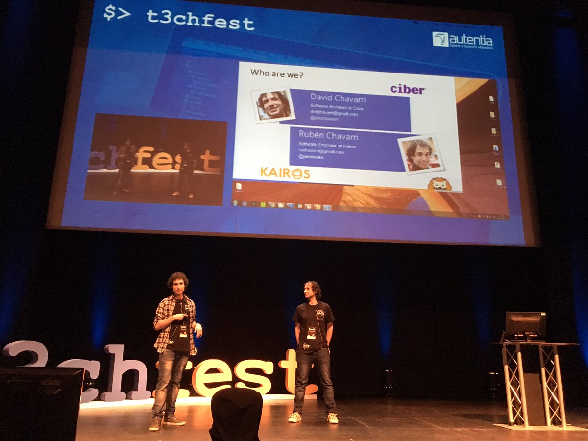 Roberto_Crespo's tweet photo. Bitcoins, blockchain y mucho más de la mano de @pekewake y @dvdchavarri #T3chFest2017 https://t.co/k6PXeGHIir