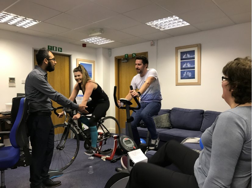 SafeComputingUK's tweet image. So far this morning Safe have cycled 189.95 miles for @WaterAidUK! Bring on the afternoon. #keepatit #cycling #wateraid