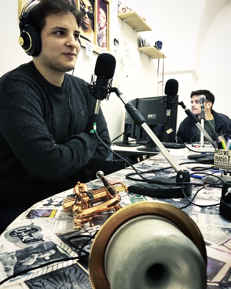 ElviraCorbascio's tweet photo. @PietroCorby ospite dei #FunkyBros presso @yesweradio nella puntata di ieri di #SoulPower!! 🎧🎙📻🎺 

https://t.co/Rgc2SghLu3 https://t.co/FupK9PbjmH