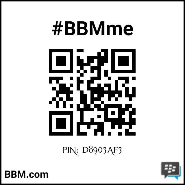 Etzmcode's tweet image. #BBMme PIN: D8903AF3
pin.bbm.com/D8903AF3