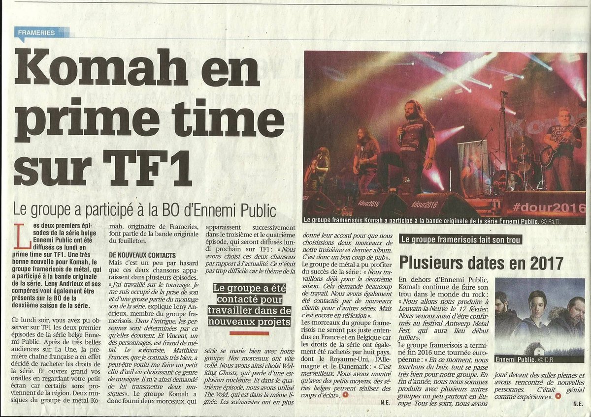 KomaH prime time on TF1.