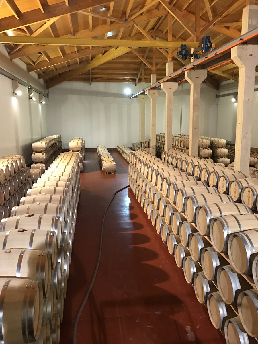 abadiasanquirce's tweet photo. Los vinos de esta #vendimia2016 siguen entrando en nuestras nuevas barricas https://t.co/4kgrKzNniD