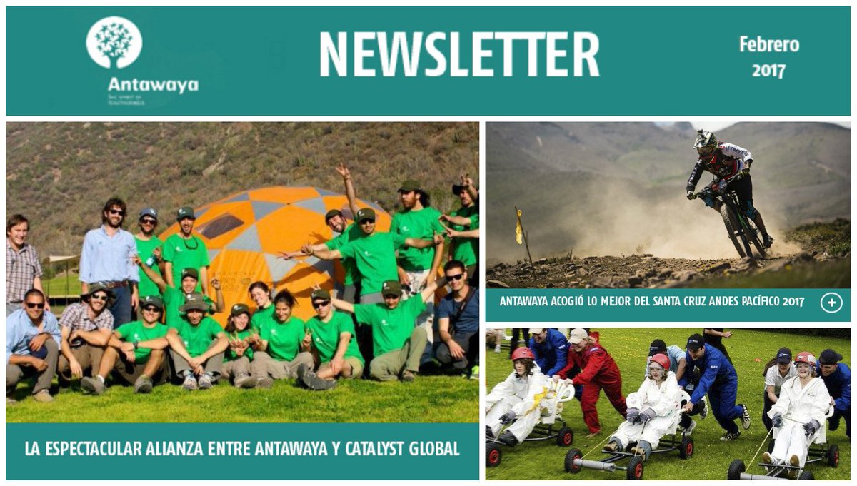 Antawaya_'s tweet photo. Revisa aquí nuestro nuevo Newsletter y conoce todas las novedades que tenemos para ti. Desconéctate en  #Antawaya,
https://t.co/XFs5gzASHD https://t.co/6OoUsdNh7B