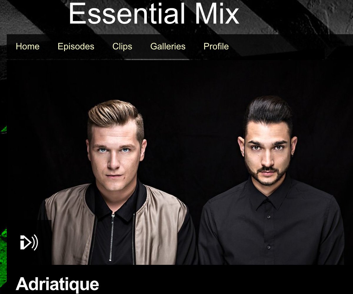 starting our Friday off catching up on the <a href="/adriatiquemusic/">Adriatique</a> <a href="/essentialmix/">essential mix</a> <a href="/R1Dance/">R1Dance</a> which we know won't disappoint! bbc.in/2k8YrP8