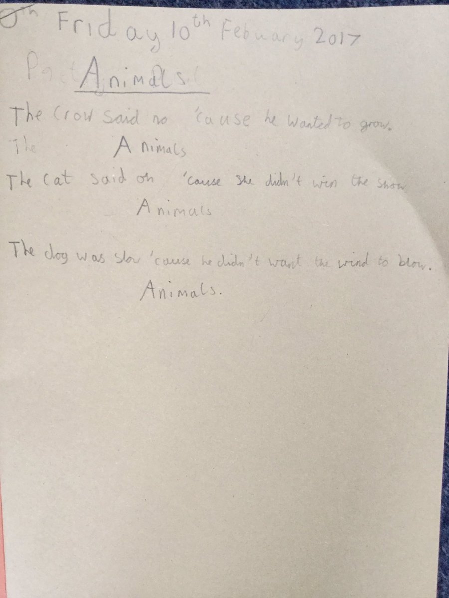 HTAClassod's tweet photo. @paulcooksonpoet you have inspired us to write our own poems ✏️ https://t.co/Y5gBhK9M5j