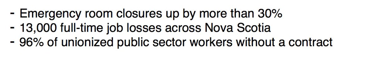 marklaventure's tweet photo. In honour of Karen Casey. Here are the top 3 ways the McNeil government has #disappointed me. #NSTUnited #nspoli #NSTU https://t.co/bpgADt8akt