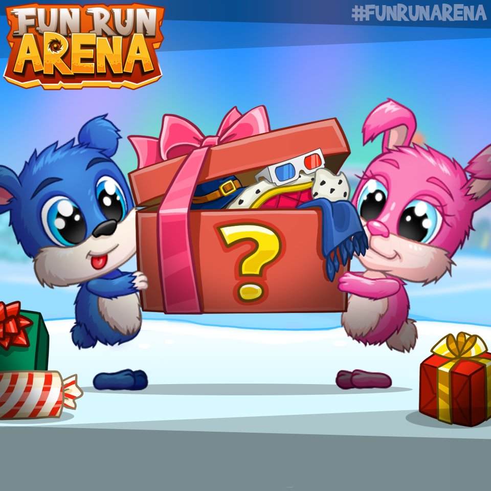 TheFunRun's tweet image. Tweet a screenshot of a gift you got or something you want! Use #FunRunFriday and include your username w/#FunRunArena, #FunRun2 or #FunRun!