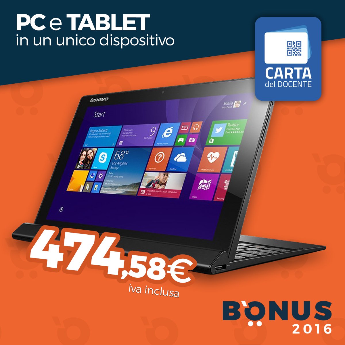 Bonus_2017's tweet image. Il sito italiano per l’acquisto completamente Online di Hardware con la #CartadelDocente #BonusDocenti #Lenovo #Pc #Tablet #Bonus2016