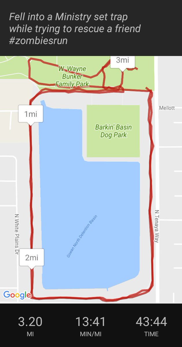 ZombieBatgirl85's tweet photo. Fell into a Ministry set trap while trying to rescue a friend #zombiesrun #morningrun #FridayFeeling #running #vegasrun #maxine https://t.co/MnmohjmDHk