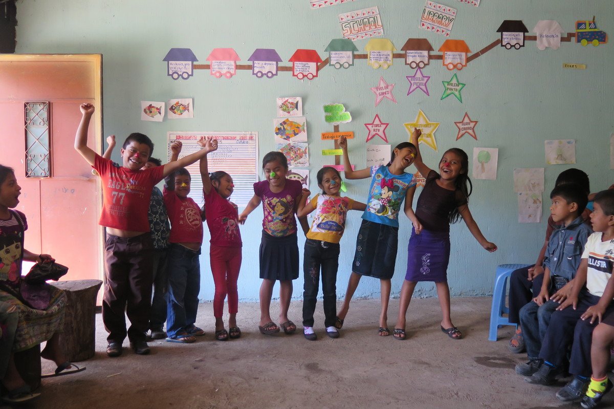 Just some Friday smiles because of a new library at Pueblo a Pueblo that we helped build through our consulting services.