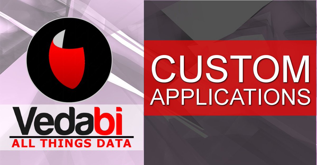 VedabiGlobal's tweet photo. No two companies are the same - We create #custom #applications to help your company operate the way it needs to - https://t.co/EvfdpzqvdM https://t.co/VqXW20pO9B