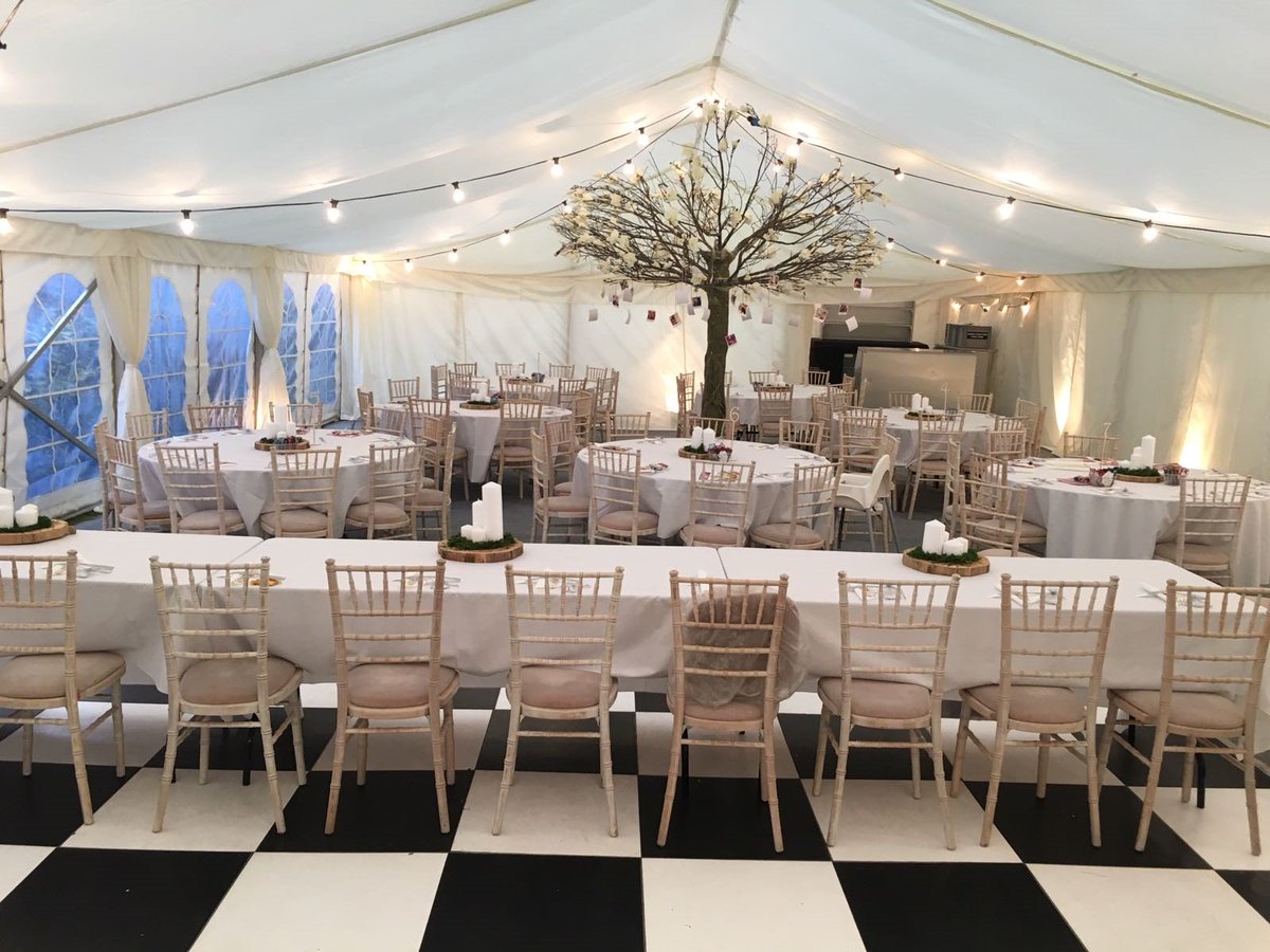 Winter wedding #marquee ready for this weekend... #eventprofs #marqueehire