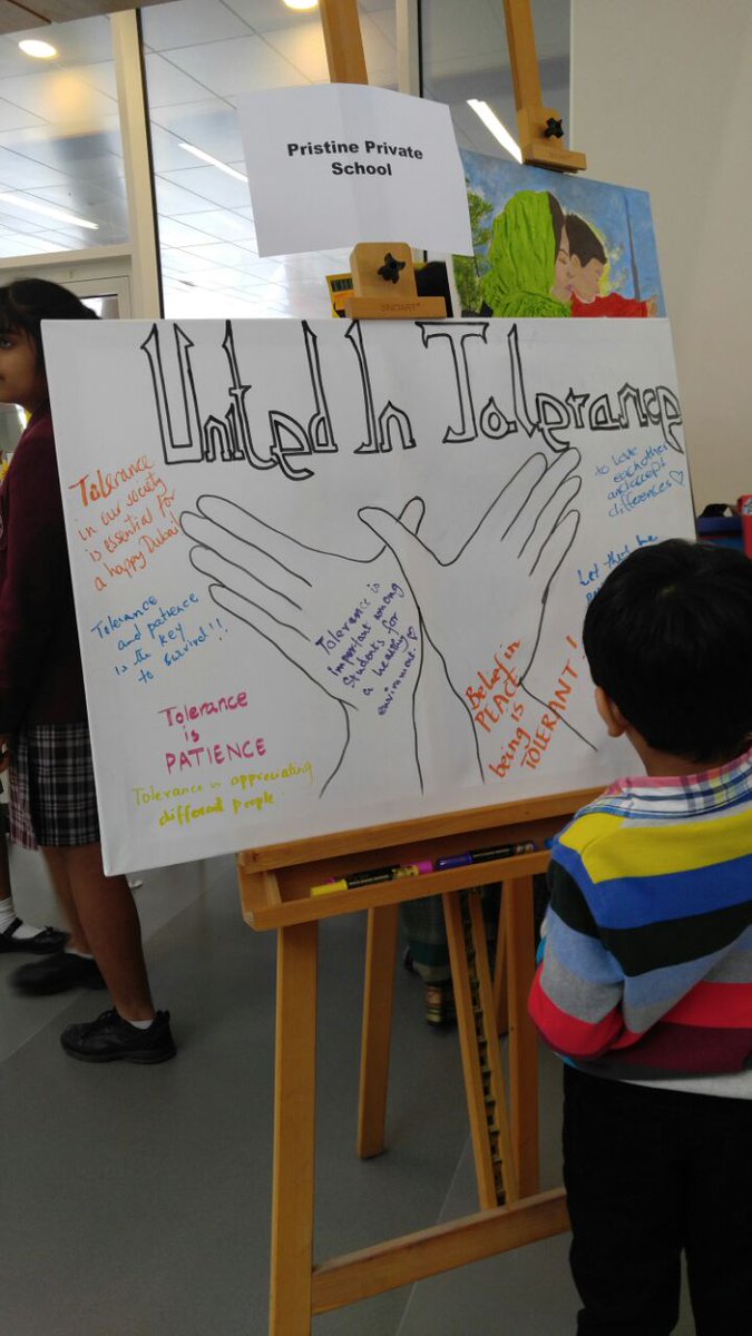 PristineSchool's tweet photo. Pristinians @KHDA #whatworkstolerance: an open heart and an open mind leads to a life well lived. #postiveeducation #100daysofpositivity https://t.co/RqVUOpb8up