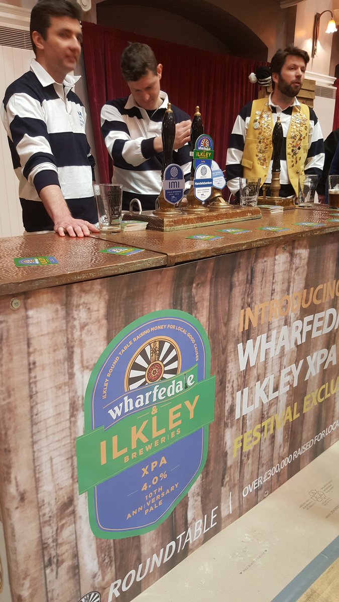 Ilkley Brewery (@ilkleybrewery) on Twitter photo Our <a href="/IlkleyBeerFest/">Ilkley Beer Festival</a> collab with <a href="/WharfedaleBeer/">Wharfedale Brewery</a> tasting great! And raising beaucoup cash for charity to boot! #xpa #ilkley Our <a href="/IlkleyBeerFest/">Ilkley Beer Festival</a> collab with <a href="/WharfedaleBeer/">Wharfedale Brewery</a> tasting great! And raising beaucoup cash for charity to boot! #xpa #ilkley
