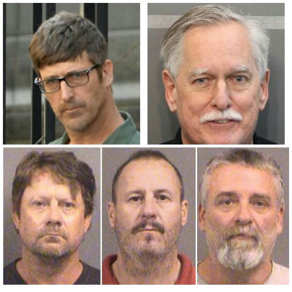 rainpanda's tweet photo. These5 #WhiteSupremacists have all been in court past 6mo re usurped plots 2kill #MuslimAmericans. Will #SessionsDOJ EVER pursue such cases? https://t.co/aarXzIc0ni