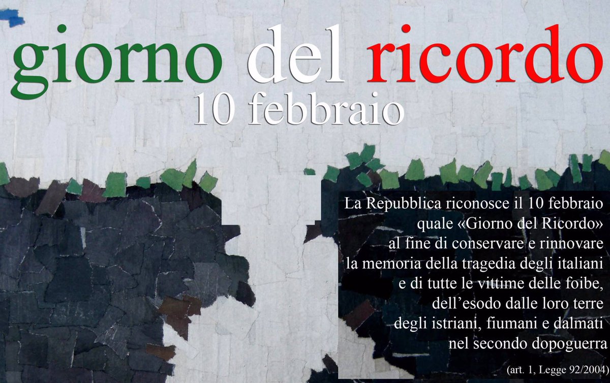 ControCorrente3's tweet photo. Per non dimenticare i nostri connazionali barbaramente uccisi... #foibe #giornodelricordo https://t.co/L1kYcmk3hA