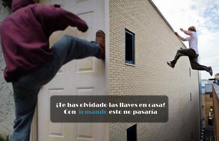 iomando's tweet photo. Con #iomando esto no pasa, abre con el móvil, y olvídate de llevar llaves #app #FelizFinde Feliz fin de semana a todos!!!! https://t.co/TyzyzRtXbT