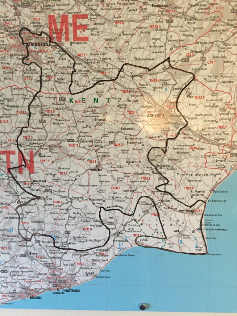 This is our delivery area in which we serve 4000 Home News Delivery customers. Call 01580 763183 today to join them.