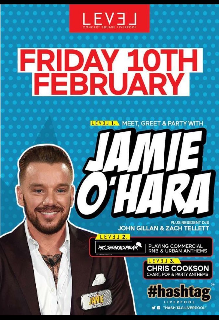 Mrjamieohara1's tweet photo. Catch me tonight @LevelLiverpool been a while since Ive been up here so looking forward to a good night #levelliverpool https://t.co/Ni3lbfY0K5