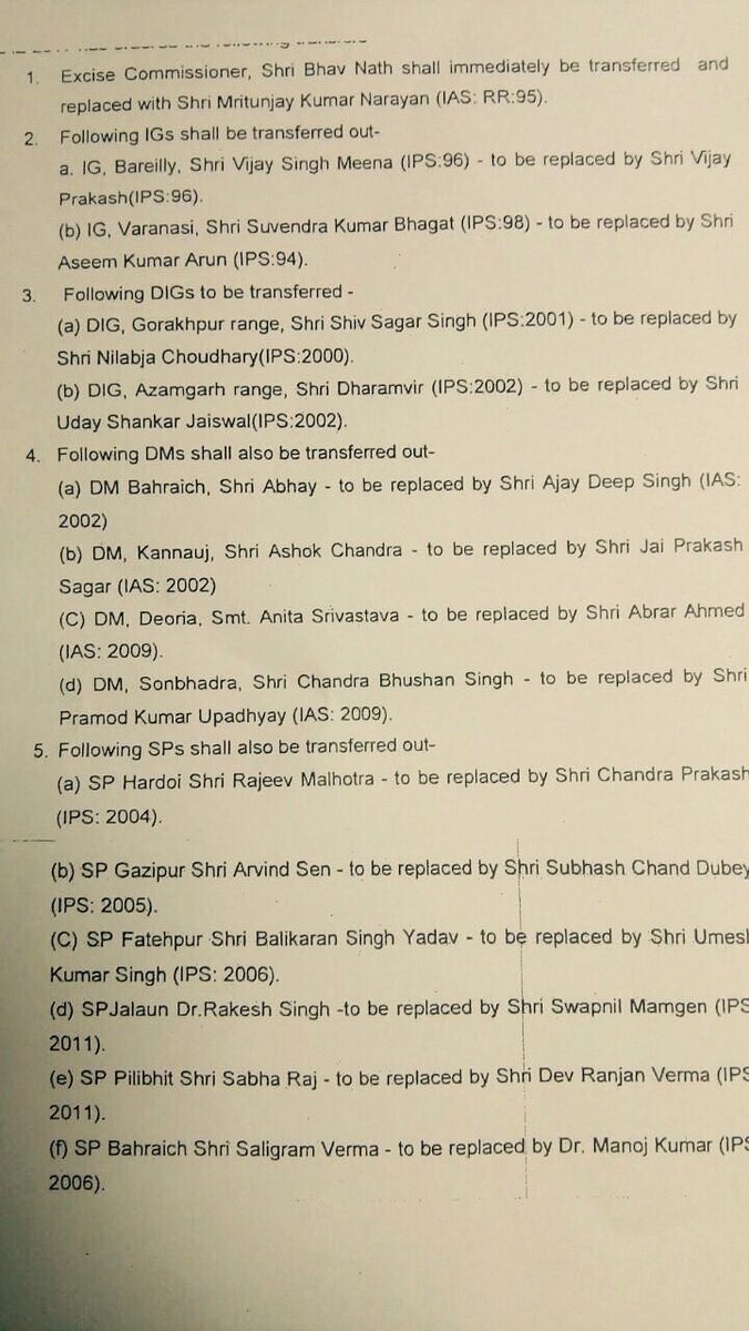 #CEO ने बदले कई जिलों के कप्तान डीआईजी और आईजी 
<a href="/mediasunstar/">Sunstar Daily</a> 
<a href="/upsunstar/">सन स्टार</a>