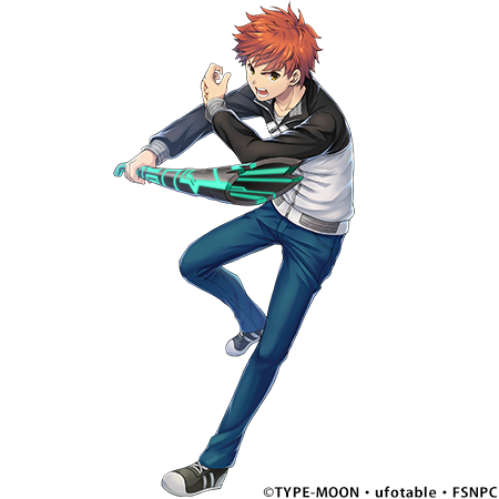 衛宮士郎】[CV: 杉山紀彰] 「正義の味方」になるのが夢で、魔法使いを