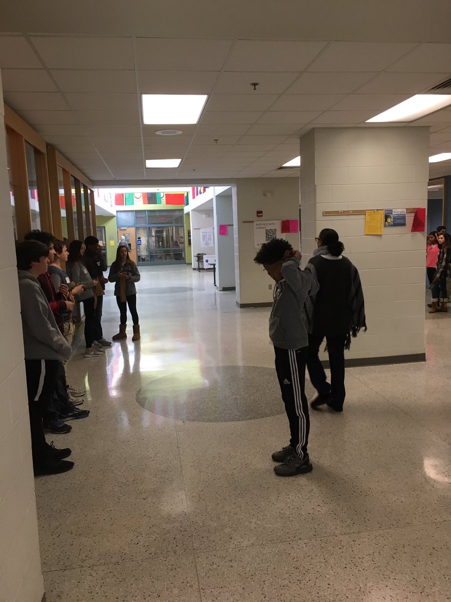 MillbrookCTE's tweet photo. @WCPSS Millbrook Digital Media students participated in a privilege walk https://t.co/0Vw29y6I6o