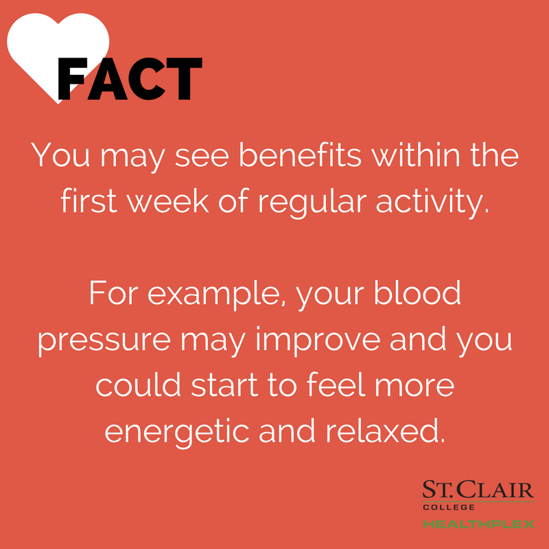 SCCHealthPlex's tweet photo. #heartfact Regular activity can have huge positive effects on your heart health. You may see some significant changes within the first week! https://t.co/4KUTpOeelb
