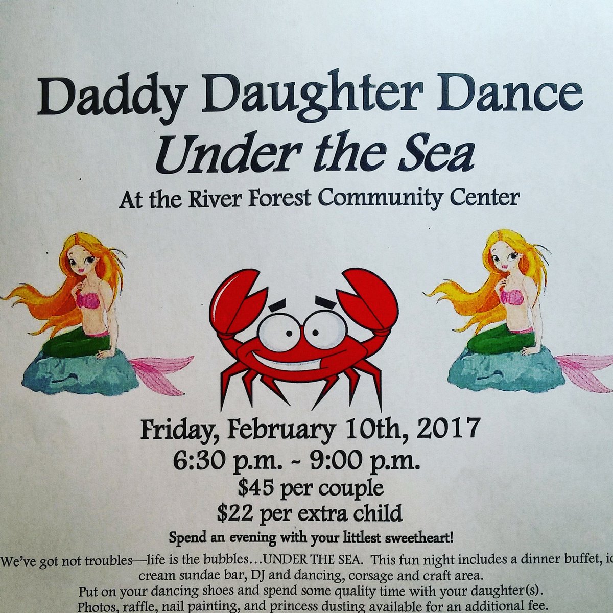 Tonight's the night! Our annual Daddy Daughter Dance kicks off at 6:30pm In the gym. See you there!!