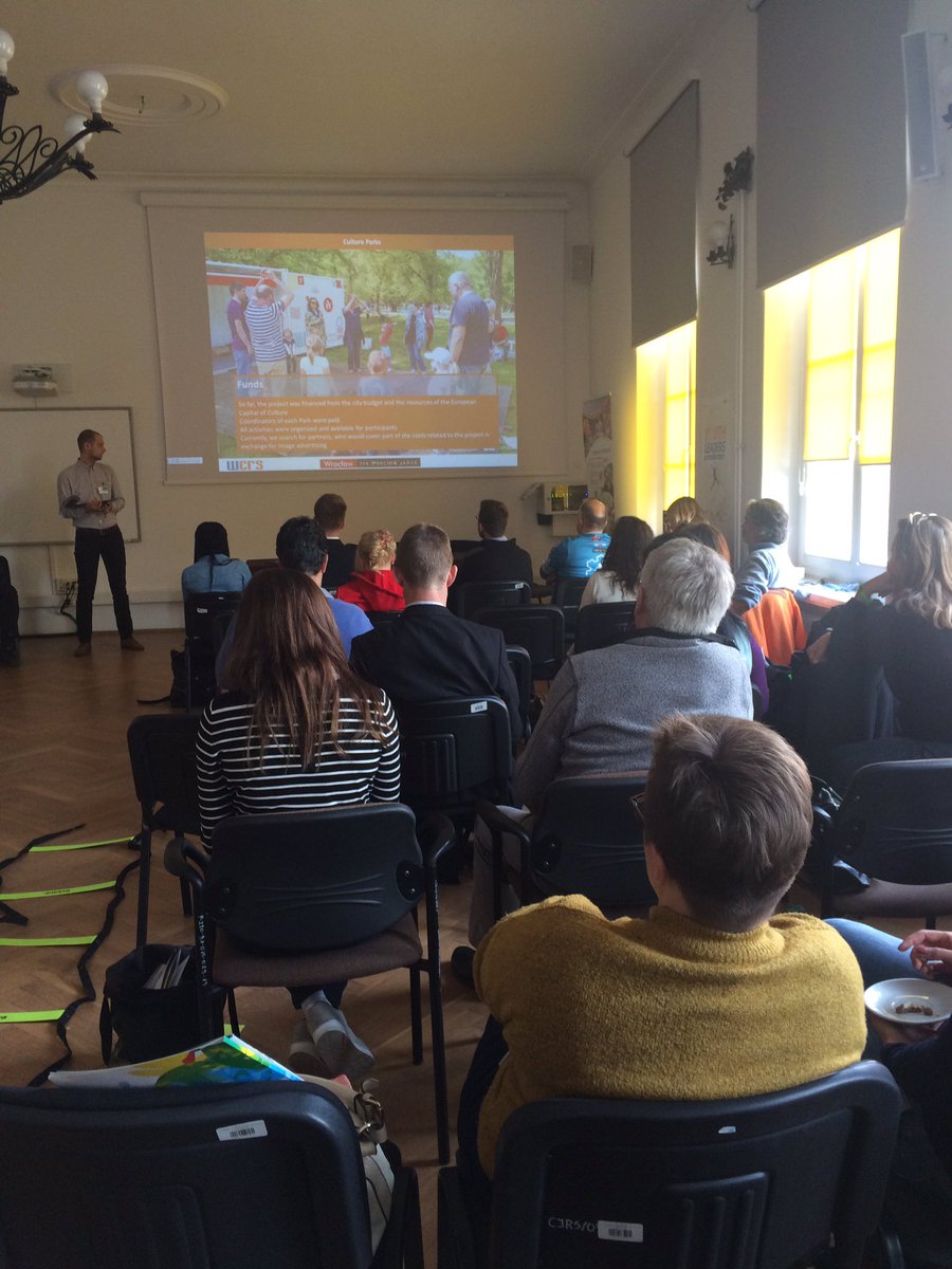 HannahPCrane's tweet image. Sharing of best practice from SISU #sport4all and WCRS #activeparks @YLABProject @V4SportFundacja @ISCA_tweet conference #joinlearngrow