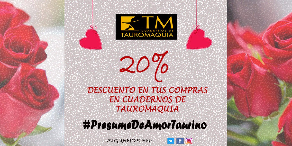 CuadernosTM's tweet photo. 🎈 ¡¡Mándanos tu "Foto Taurina", sorteamos 4 cupones descuento!! 🎈 En #SanValentín #Presum☺eDeAmorTaurino ☺ https://t.co/vwhpnTDuGq