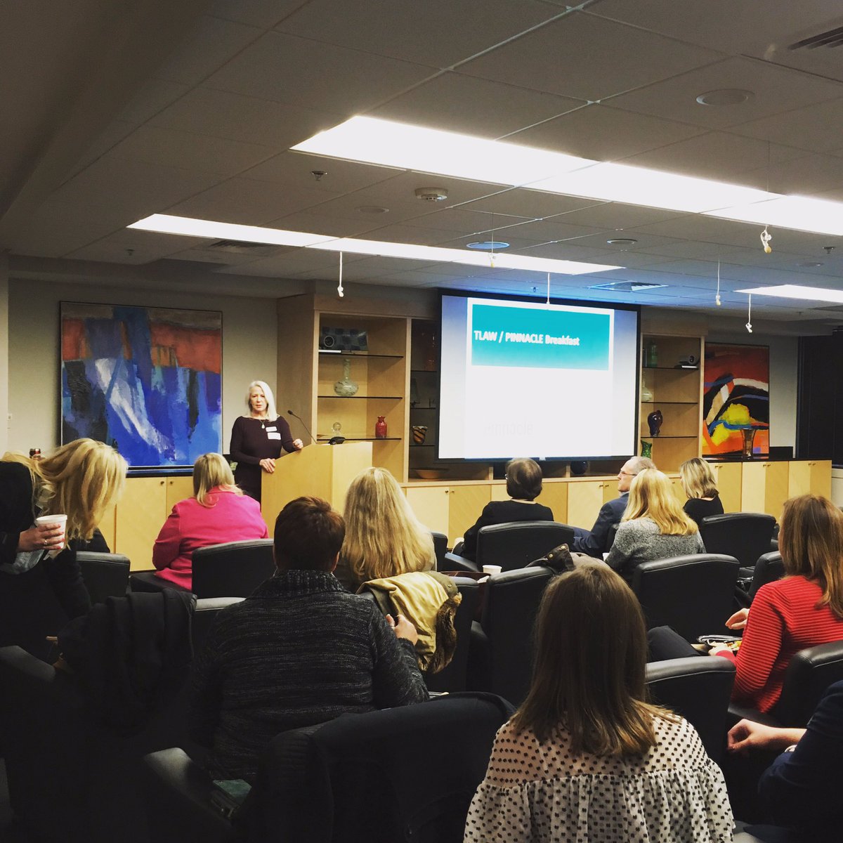 TLAWorg's tweet image. Awesome turnout at today's TLAW Breakfast at Pinnacle! #joinTLAW