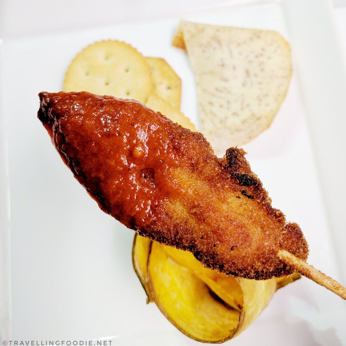 Traveling Foodie eats chicken at Air Canada media event