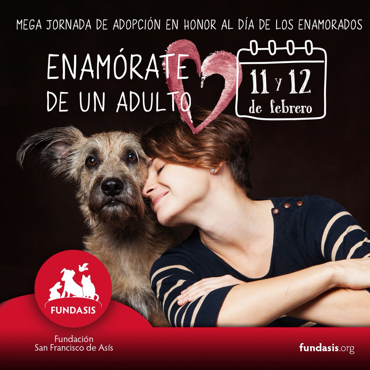 Mañana un adulto espera por ti y va a ser amor a primera vista! Mega Jornada de adopción en honor al día del amor #AdoptaUnAdulto