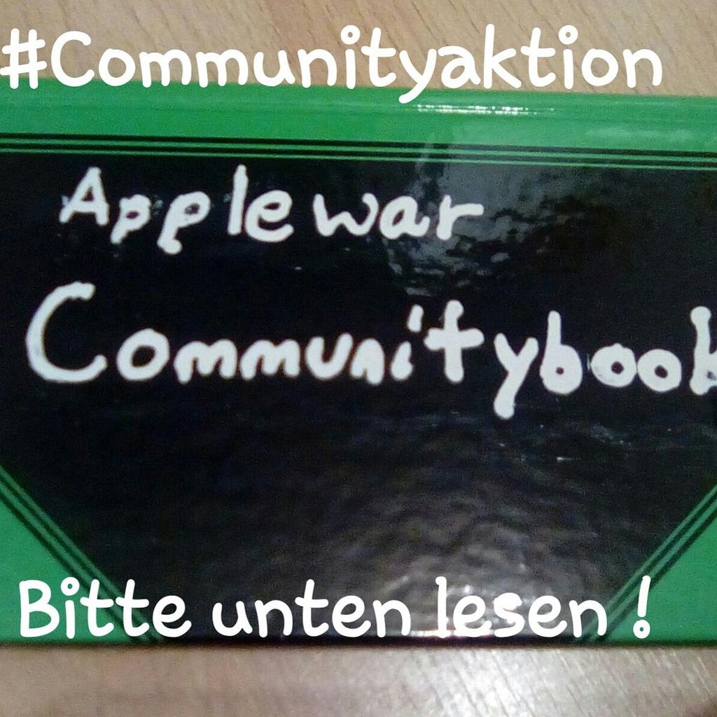 mxxndream's tweet photo. Wir machen eine #Communityaktion
Schreibt einfach was ihr Applewar schon immer mal sagen wolltet.In die Kommis.
#Applewar #chanmachtso https://t.co/qqMCHOmGYE