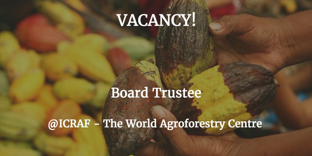impactpool's tweet photo. Board Trustee | @ICRAF - The World Agroforestry Centre #Kenya https://t.co/SbKQHxC9wq #CGIAR #agriculture #forestry #valueChainManagement https://t.co/r2Q6Slowv0