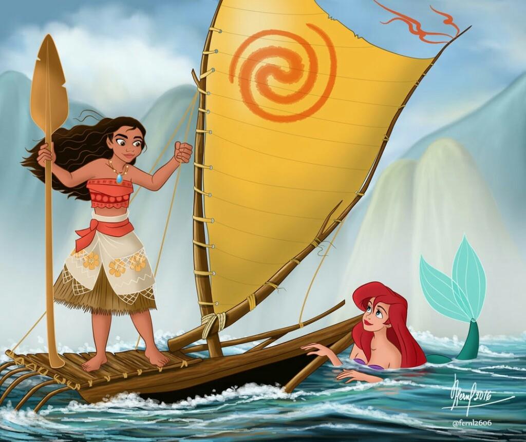 KsyushkaB's tweet photo. #Moana๐ด #Ariel๐ #Disney #Priincess https://t.co/odynU7NQLt