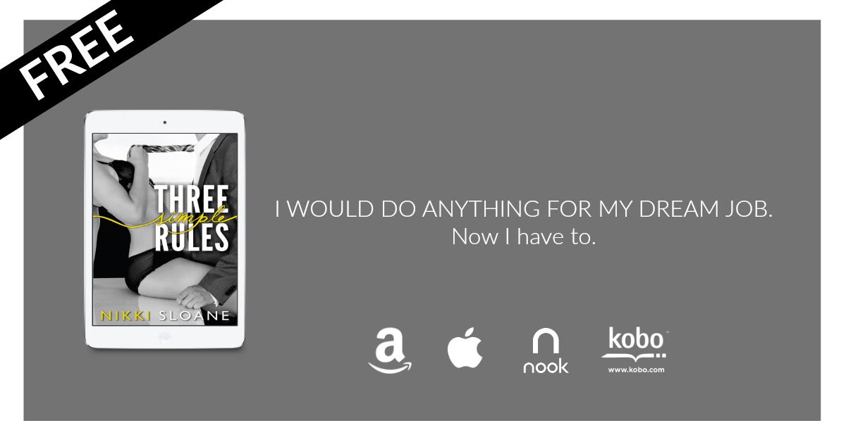 2kasmom's tweet photo. Grab this #FREE READ today! #ThreeSimpleRules by USA Today Bestselling Author! @AuthorNSloane 1click: https://t.co/H9sBnDUovU https://t.co/sS9dm6S8pA
