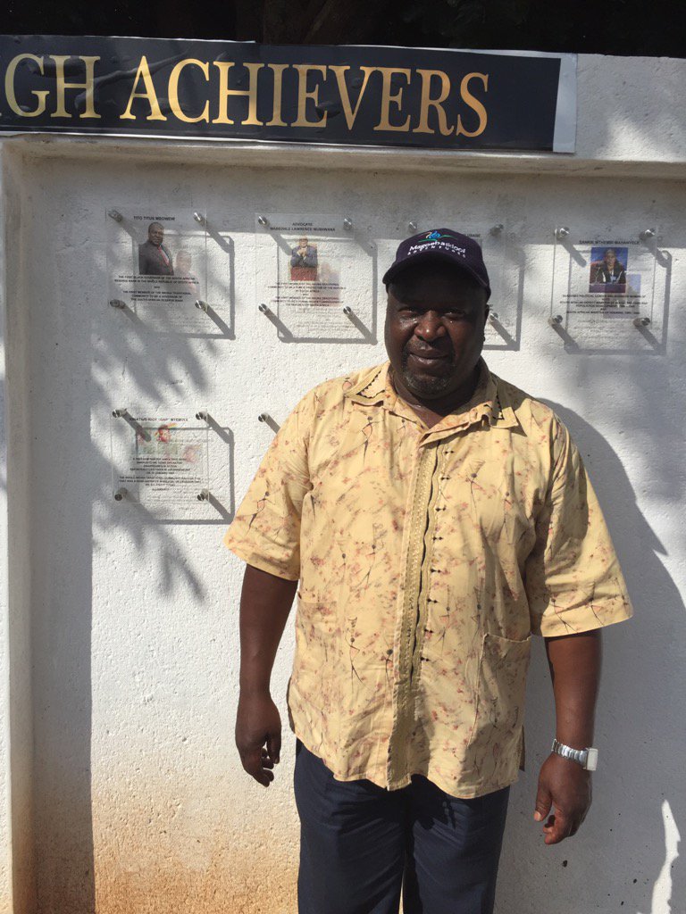Paid  Hosi Muhlaba II a very short visit today. Then photographed at The Nkuna Wall of Archivers. Zoom in...